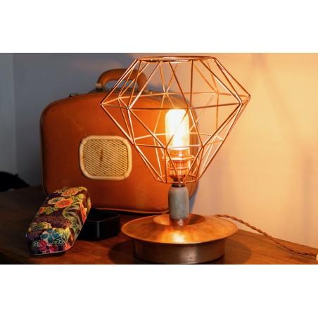 Lampe total cuivre